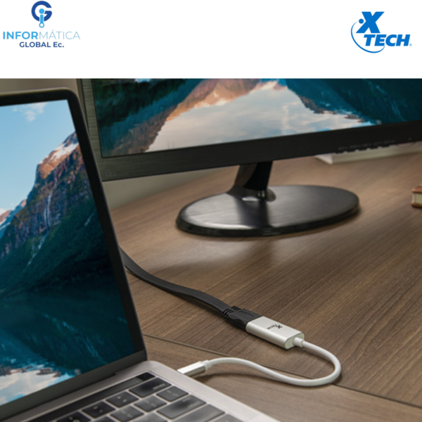 ADAPTADOR USB TIPO C A HDMI 4K XTECH XTC-540 COLOR BLANCO - Imagen 5