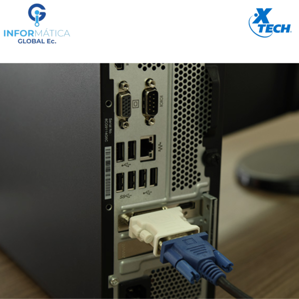 ADAPTADOR DVI HEMBRA A VGA MACHO 720P XTECH XTC-362 COLOR BLANCO - Imagen 4