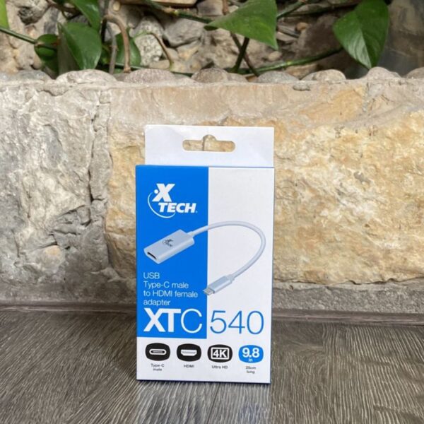 ADAPTADOR USB TIPO C A HDMI 4K XTECH XTC-540 COLOR BLANCO - Imagen 2