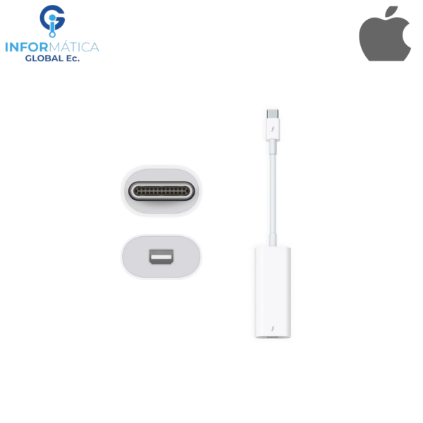 ADAPTADOR ORIGINAL APPLE THUNDERBOLT 3 (USB-C) A THUNDERBOLT 2