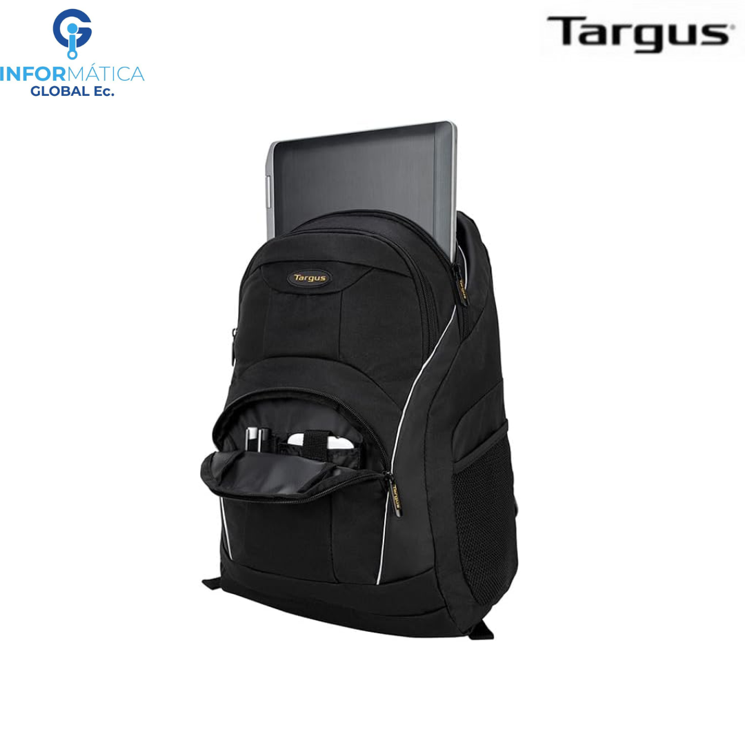MOCHILA PARA PORTÁTILES TARGUS MOTOR 16 PULGADAS COLOR NEGRO - Imagen 4