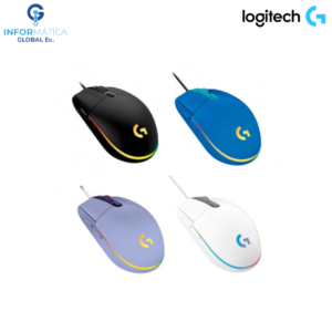 MOUSE CABLEADO PARA JUEGOS 6 BOTONES LOGITECH G203 RGB LIGHTSYNC