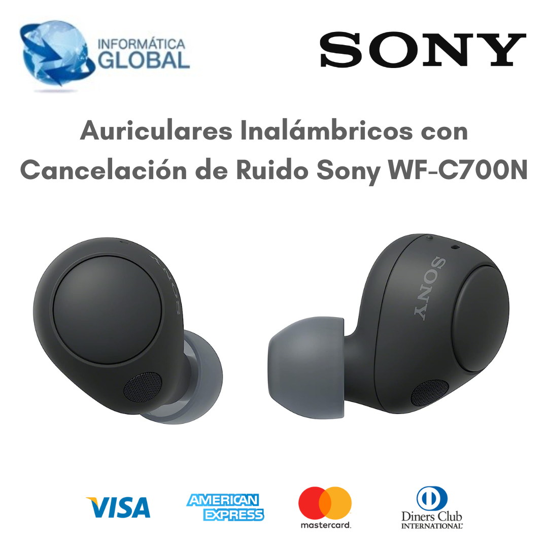 Sony WF-C700N Auriculares inalámbricos, Bluetooth, con cancelación