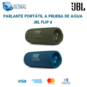 PARLANTE PORTÁTIL RESISTENTE DE AGUA CON BLUETOOTH JBL FLIP 6