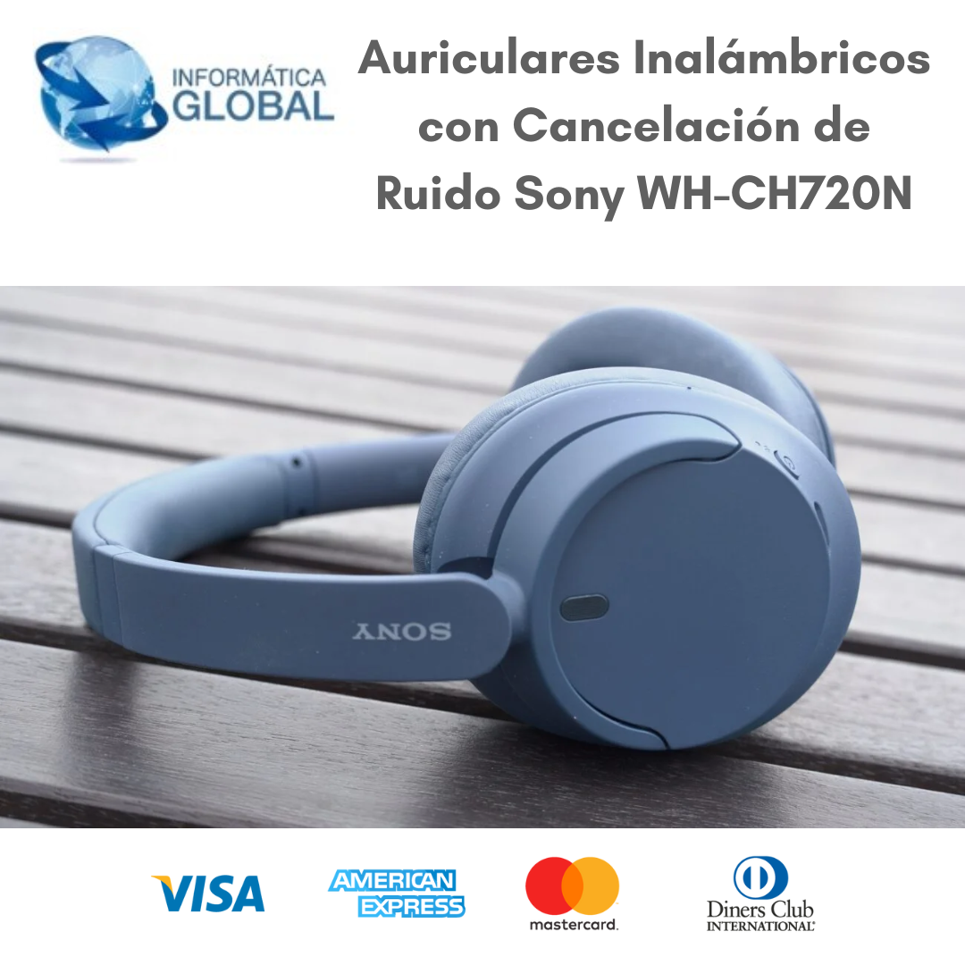  Sony Auriculares inalámbricos con cancelación de ruido