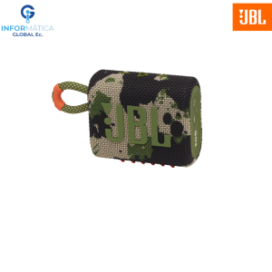 PARLANTE PORTÁTIL ALTAVOZ RESISTENTE AL AGUA BLUETOOTH JBL GO 3