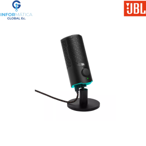 MICRÓFONO CABLEADO USB JBL QUANTUM STREAM 360 GRADOS COLOR NEGRO