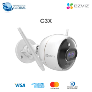 CÁMARA INALÁMBRICA PARA EXTERIOR DOBLE LENTE Y ALERTAS DE VOZ EZVIZ C3X