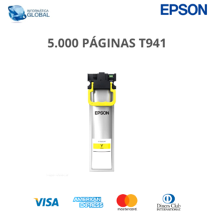 BOLSA DE TINTA EPSON DURABRITE ULTRA T941 REND. 5000 PÁG COLOR AMARILLO