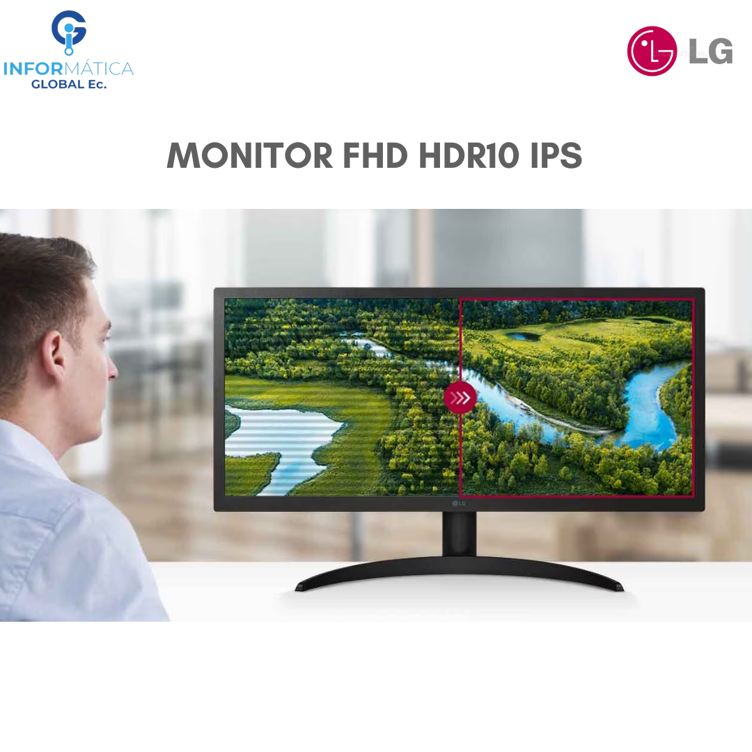 MONITOR PLANO ULTRAWIDE AMD FREESYNC FHD 29 PULGADAS LG 29WQ500 - Imagen 5