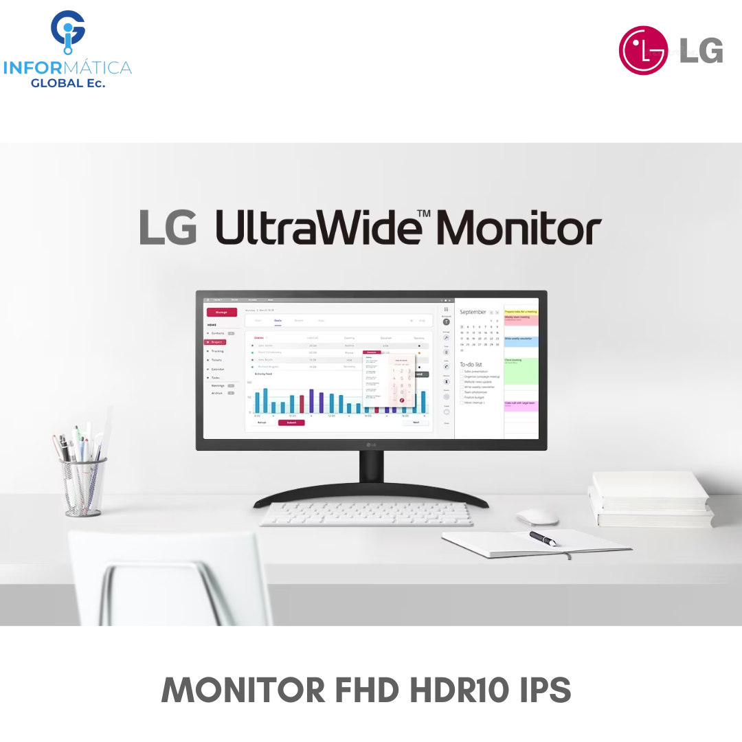MONITOR PLANO ULTRAWIDE AMD FREESYNC FHD 29 PULGADAS LG 29WQ500 - Imagen 4