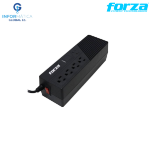 REGULADOR AUTOMÁTICO DE VOLTAJE 4 TOMAS 1000VA 500W FORZA  FVR-1011
