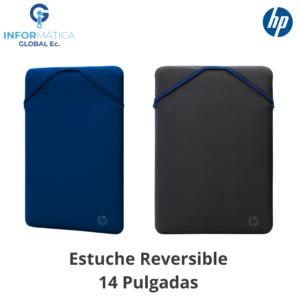 ESTUCHE REVERSIBLE PARA PORTÁTILES 14 PULGADAS HP SLEEVE NEGRO/AZUL