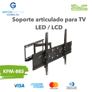 SOPORTE ARTICULADO PARA TV LED/LCD 26 A 55 PULGADAS KLIP XTREME KPM-885
