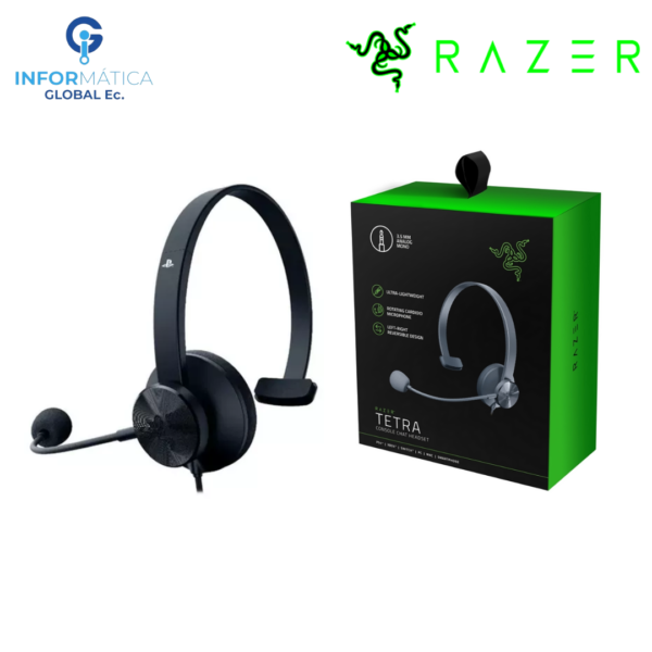 AURICULARES DE CONSOLA CON CABLE 3.5MM GAMING RAZER TETRA - Imagen 4