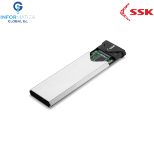 CASE / ENCLOUSURE ALUMINIO SSK HE-C320 M.2 (SATA) SSD USB TIPO C