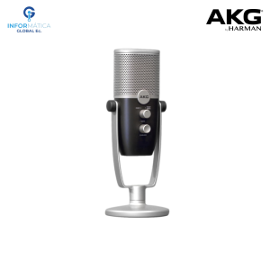 MICRÓFONO CABLEADO USB PROFESIONAL AKG ARA COLOR BLANCO