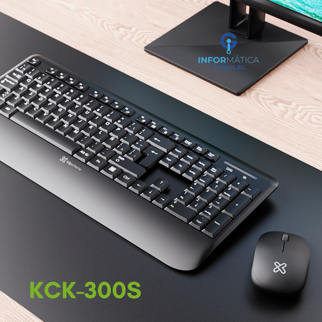 JUEGO DE TECLADO Y MOUSE INALÁMBRICO KLIP XTREME KEYROLL KCK-300S - Imagen 3