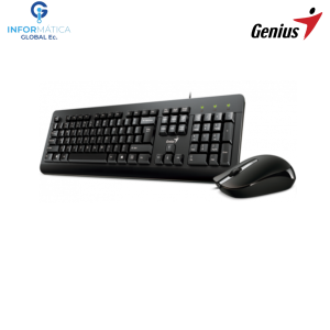 JUEGO DE TECLADO Y MOUSE CABLEADO USB-A GENIUS KM-160