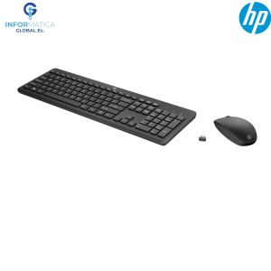 JUEGO DE TECLADO Y MOUSE INALÁMBRICO USB-A HP 235 COLOR NEGRO