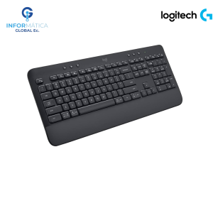 TECLADO INALÁMBRICO CON REPOSAMUÑECAS USB Y BLUETOOTH LOGITECH K650