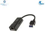 ADAPTADOR DE RED RJ45 CON CONECTOR USB 3.0 XTECH XTC-373 COLOR NEGRO