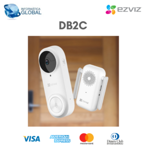 VIDEO PORTERO INALÁMBRICO TIMBRE CON ALARMA FHD EZVIZ DB2C