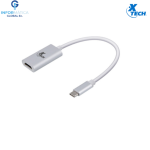 ADAPTADOR USB TIPO C A HDMI 4K XTECH XTC-540 COLOR BLANCO