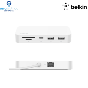 ADAPTADOR MULTIPUERTO USB TIPO C 6 EN 1 BELKIN ‎COLOR BLANCO