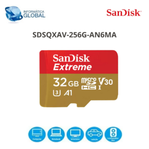 TARJETA MEMORIA CON ADAPTADOR MICRO SDXC SANDISK XTREME 32GB / C10
