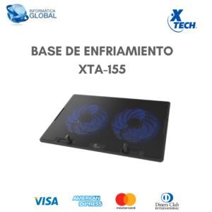 BASE DE ENFRIAMIENTO AJUSTABLE PARA PORTÁTIL XTECH XTA-155