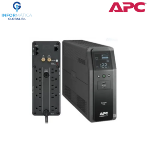 UPS INTERACTIVO 1100VA 1.1KVA 600W 10 TOMAS + 2 USB 120V APC BR1100M2-LM