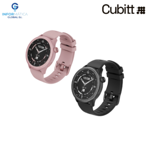SMARTWATCH BLUETOOTH CUBITT AURA 2 COLORES NEGRO Y ROSADO