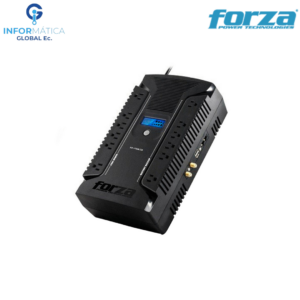 UPS INTERACTIVO 1000VA 600W 12 TOMAS USB 120V FORZA HT-1000LCD