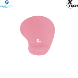 PAD MOUSE CON REPOSA MUÑECA DE GEL XTECH SKADI XTA-530 COLOR ROSADO