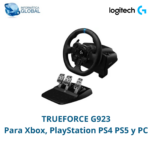 VOLANTE DE CARRERAS + PEDALES TRUEFORCE G923 PARA PLAYSTATION PS4 Y PS5 Y PC