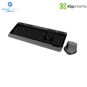 JUEGO INALÁMBRICO TECLADO Y MOUSE KLIP XTREME MAGNIFIK DUO KBK-520