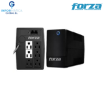 UPS INTERACTIVO TIPO TORRE 500VA 250W 6 TOMAS RJ11 120V FORZA NT-511